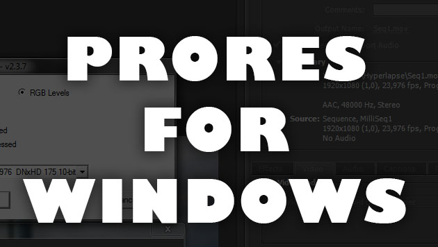 How to Convert Videos to ProRes Quicktime on Windows