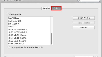 How to setup color management for MacOS