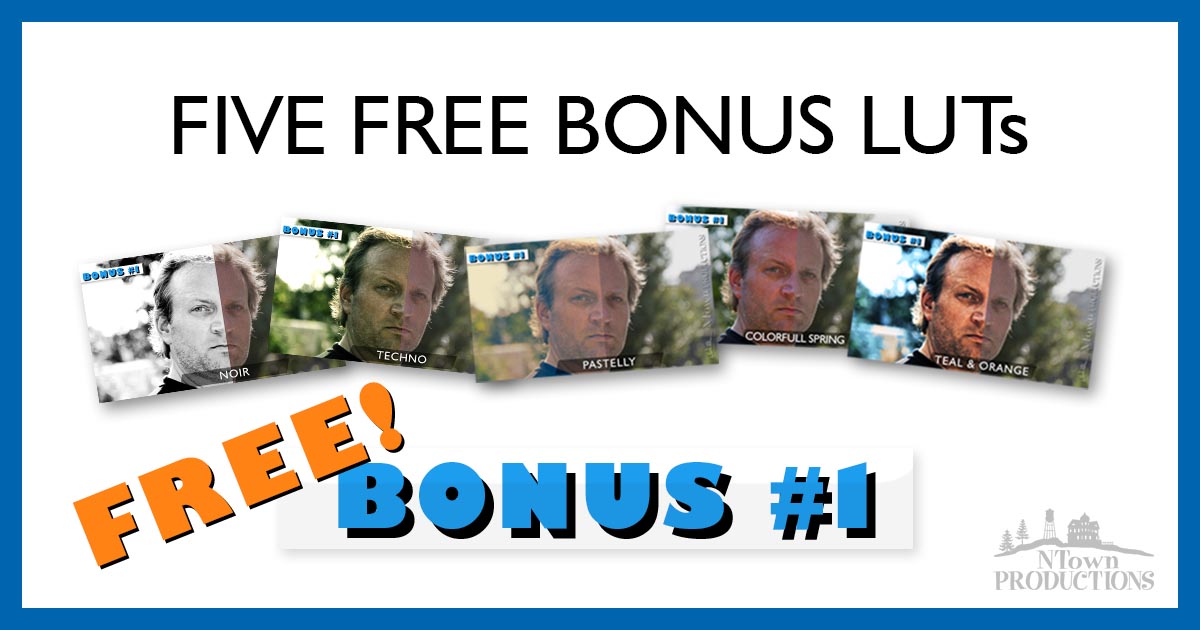 Download Five Free Bonus Grading LUTs
