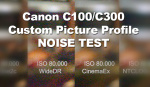 Canon C100/C300 Custom Picture Profile Noise Comparison