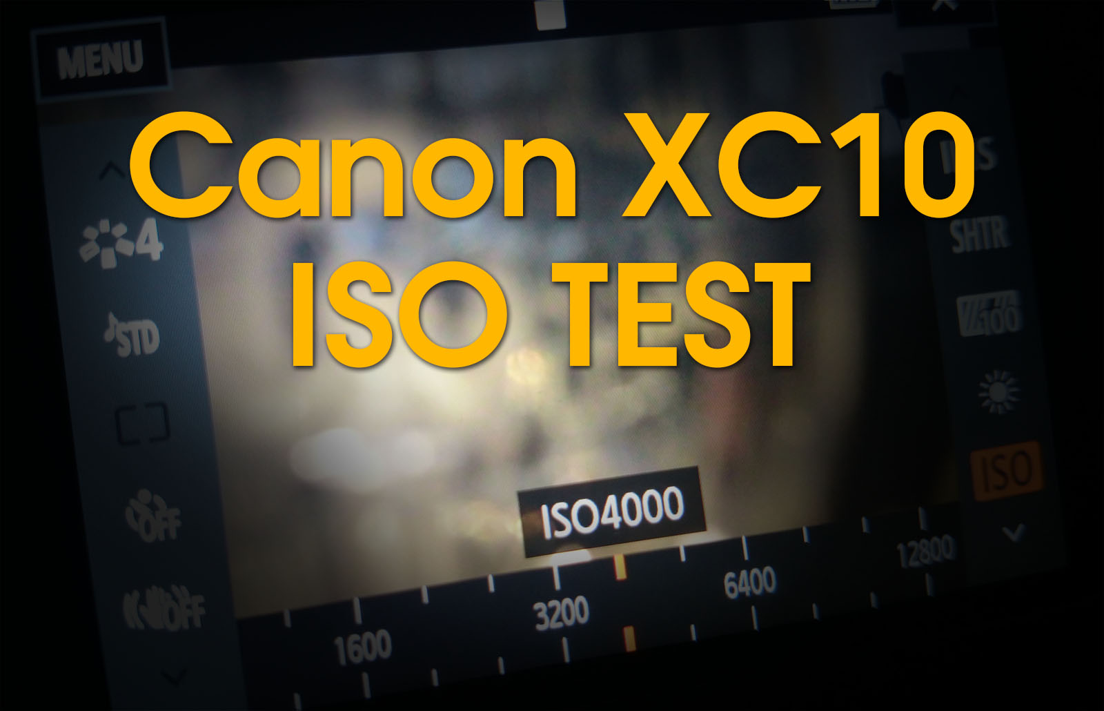 canon r10 iso test