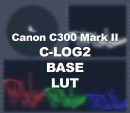 Canon C300 Mark II Base Correction C-Log2 LUT Download